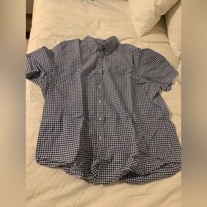 Men’s XXL Polo by Ralph Lauren short-sleeve gingham shirt.Never worn, no issues.